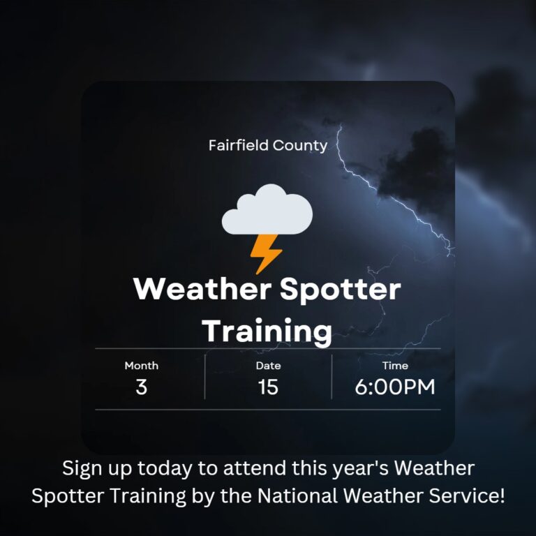 Fairfield County OH Weather Spotter Training