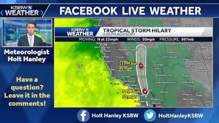 Tropical Storm Hilary: Amateur Radio Activates!